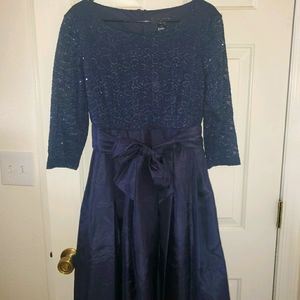 Navy blue prom/ball dress